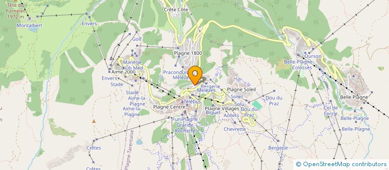 localisation de l'entreprise MADAME KRISTINA BORTNIKOVA  BOURG-SAINT-MAURICE