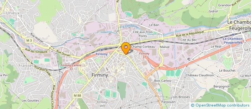 localisation de l'entreprise MADAME KRISTINA GECHEVA  FIRMINY