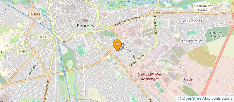localisation de l'entreprise MADAME KRISTINA HERASYMCHUK à BOURGES