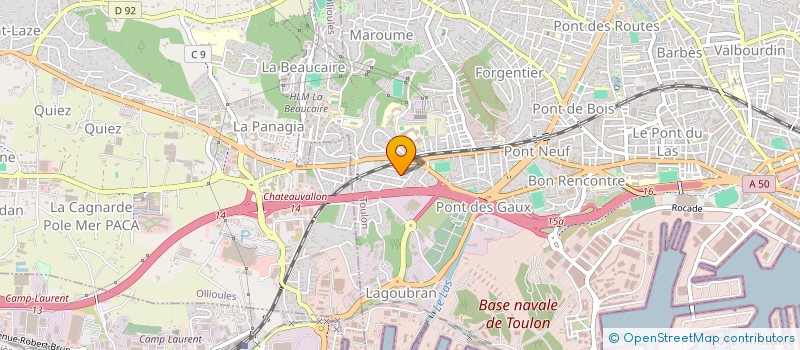 localisation de l'entreprise MADAME KRISTINA HROVAT BOYER  TOULON