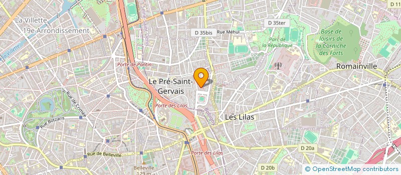 localisation de l'entreprise MADAME KRISTINA ISIKOVIC à LE PRE-SAINT-GERVAIS