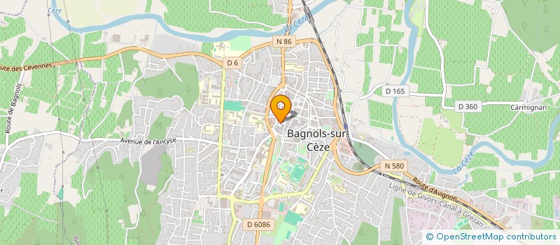 localisation de l'entreprise MADAME KRISTINA KEMNITZER  BAGNOLS-SUR-CEZE