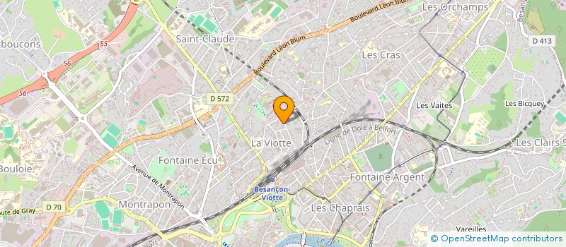 localisation de l'entreprise MADAME KRISTINA KNEZOVIC  BESANCON