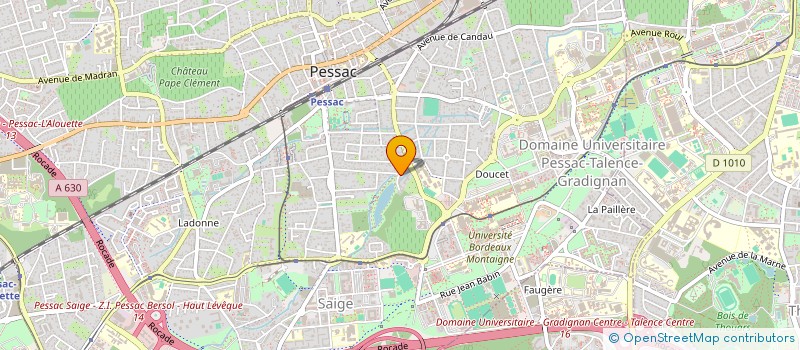 localisation de l'entreprise MADAME KRISTINA KOZIK à PESSAC