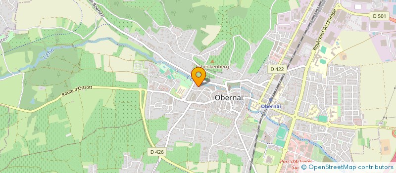 localisation de l'entreprise MADAME KRISTINA LUJIC  OBERNAI