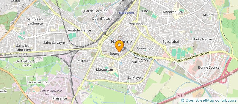 localisation de l'entreprise MADAME KRISTINA MARKARIAN  NARBONNE