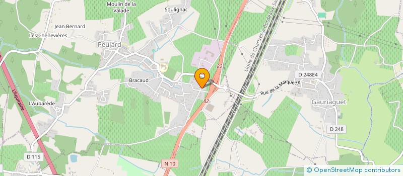 localisation de l'entreprise MADAME KRISTINA NIKADIMUS  PEUJARD