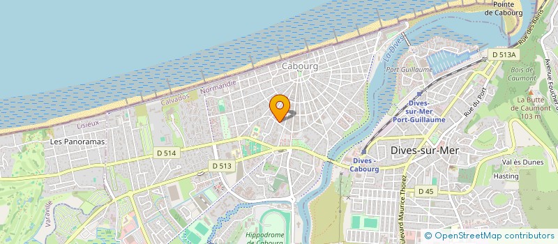 localisation de l'entreprise MADAME KRISTINA POGORELSKAJA  CABOURG