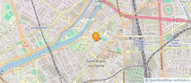localisation de l'entreprise MADAME KRISTINA SHISHKOVA à SAINT-OUEN-SUR-SEINE