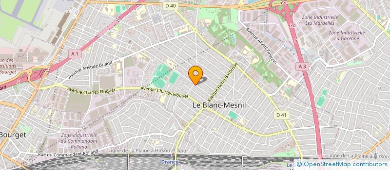 localisation de l'entreprise MADAME KRISTINA SIMIC à LE BLANC-MESNIL
