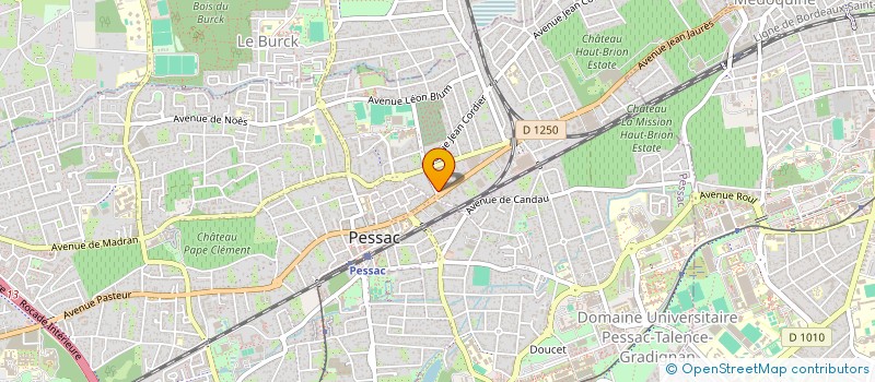 localisation de l'entreprise MADAME KRISTINA STEVANOVIC  PESSAC