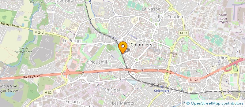 localisation de l'entreprise MADAME KRISTINE BADALIAN à COLOMIERS