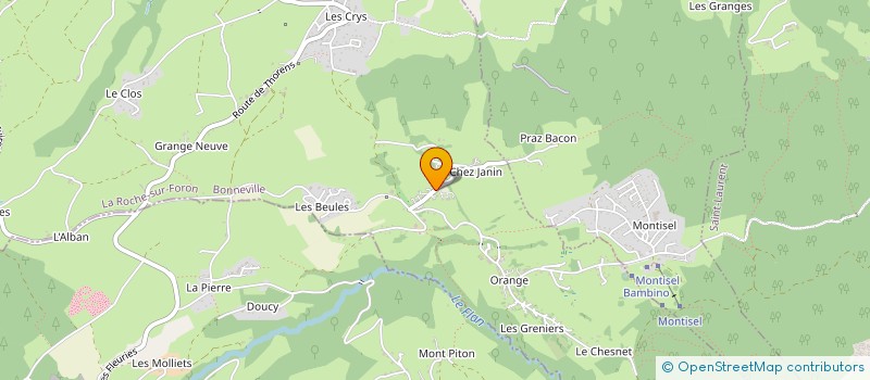 localisation de l'entreprise MADAME KRISTYNA LATALOVA  LA ROCHE-SUR-FORON