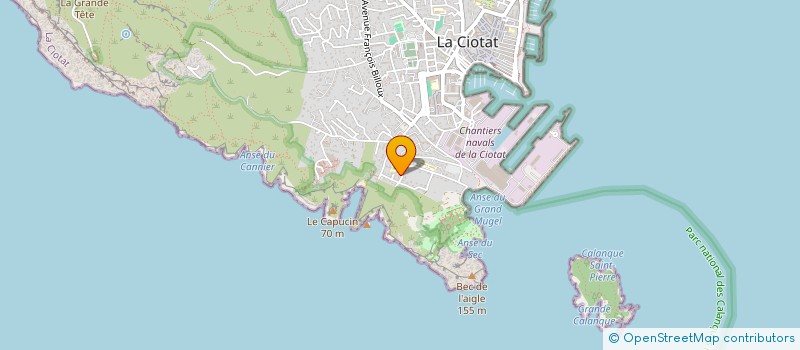localisation de l'entreprise MADAME KRISTYNA LENNEROVA à LA CIOTAT