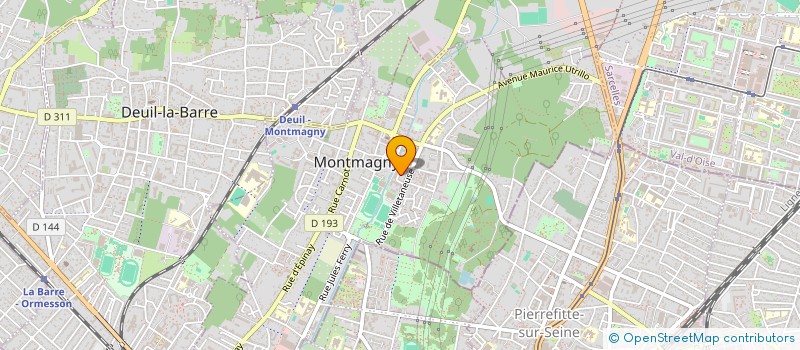 localisation de l'entreprise MADAME KRISZTINA DALNOKI  MONTMAGNY