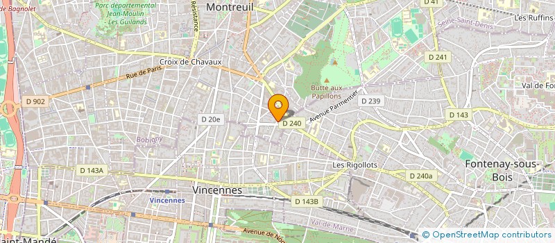 localisation de l'entreprise MADAME KRISZTINA KISANTAL à MONTREUIL
