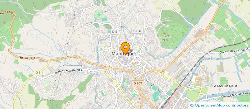 localisation de l'entreprise MADAME KRUSI MAWANI à MANOSQUE