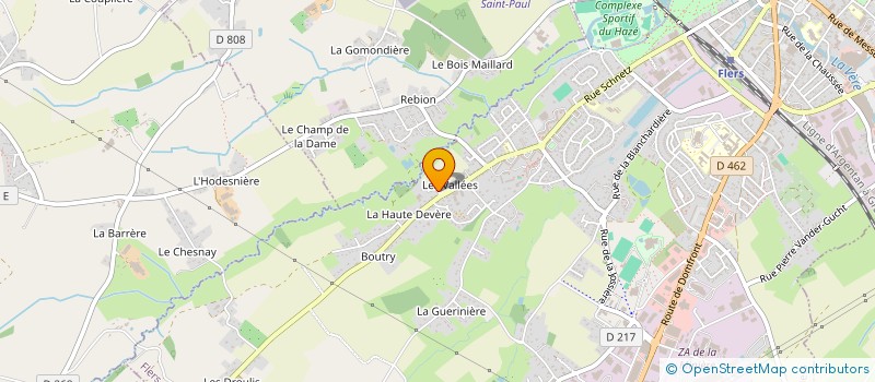 localisation de l'entreprise MADAME KRYSTA GALLET à FLERS