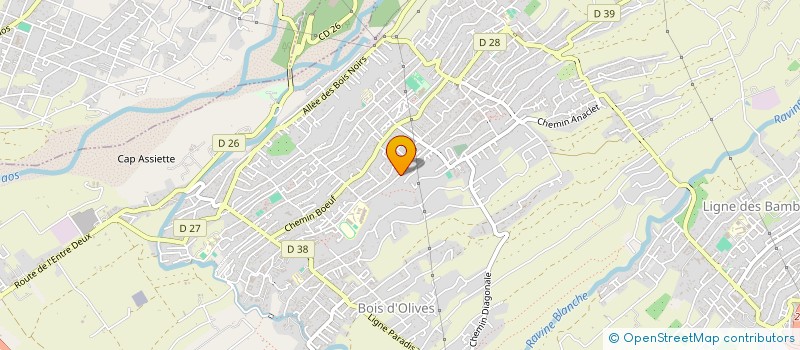 localisation de l'entreprise MADAME KRYSTAL CLAIN  SAINT-PIERRE