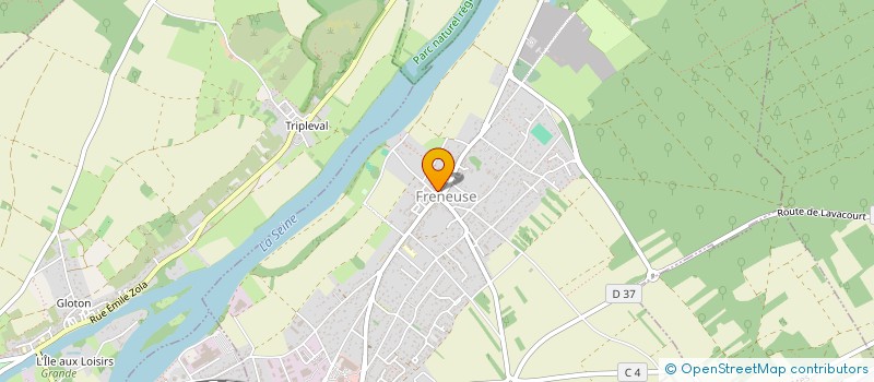 localisation de l'entreprise MADAME KRYSTEL BOURGUELLE  FRENEUSE