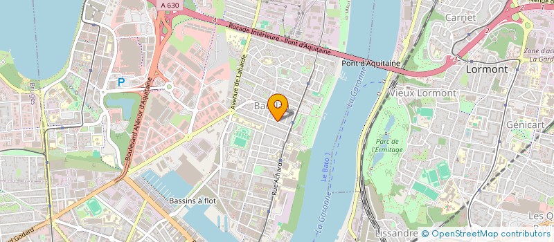 localisation de l'entreprise MADAME KRYSTEL GOSSELIN  BORDEAUX