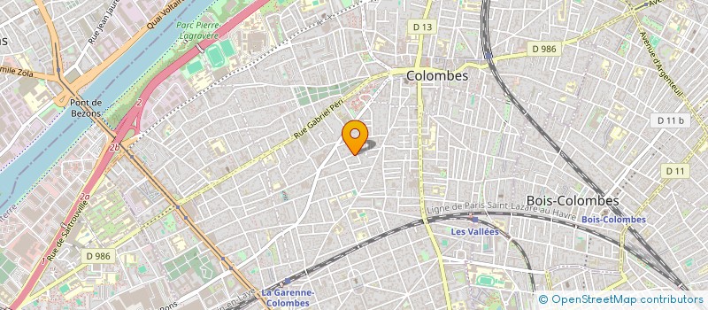 localisation de l'entreprise MADAME KRYSTEL HOUNTCHEGNON à COLOMBES