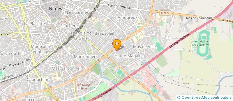 localisation de l'entreprise MADAME KRYSTEL KREMER  NIMES