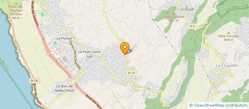 localisation de l'entreprise MADAME KRYSTEL MADELAINE  LES AVIRONS