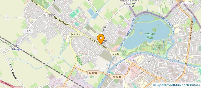 localisation de l'entreprise MADAME KRYSTEL PARSY  ARMENTIERES