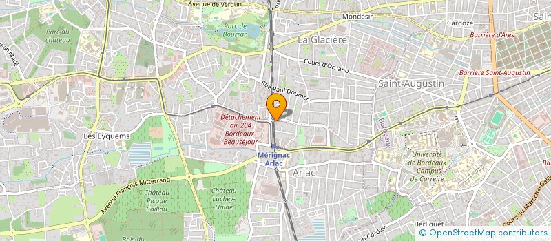 localisation de l'entreprise MADAME KRYSTEL PICARD  MERIGNAC