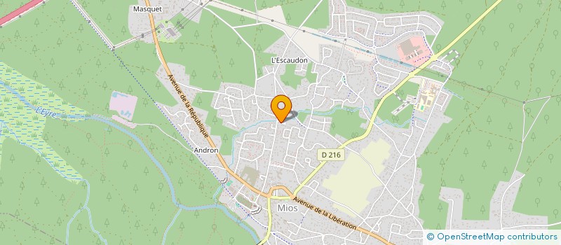 localisation de l'entreprise MADAME KRYSTELLE ESCUREDO  MIOS