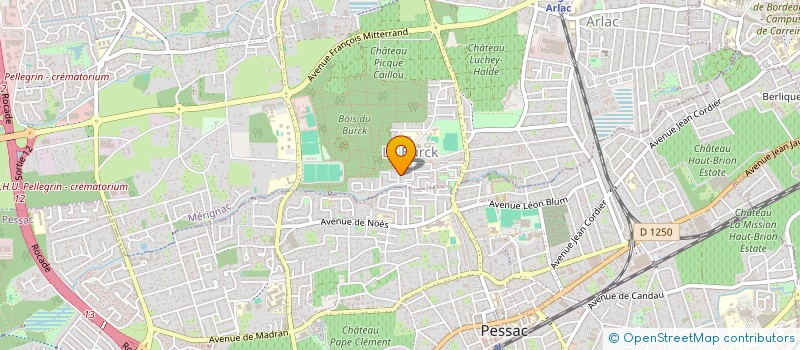 localisation de l'entreprise MADAME KRYSTIA NIYONGABO  MERIGNAC