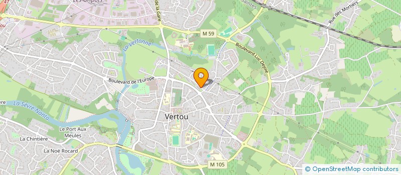 localisation de l'entreprise MADAME KRYSTYNA CHAVYR  VERTOU