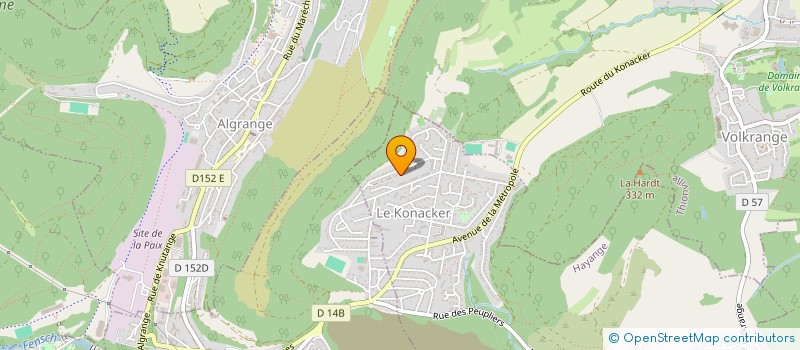 localisation de l'entreprise MADAME KRYSTYNA FRAUND  HAYANGE