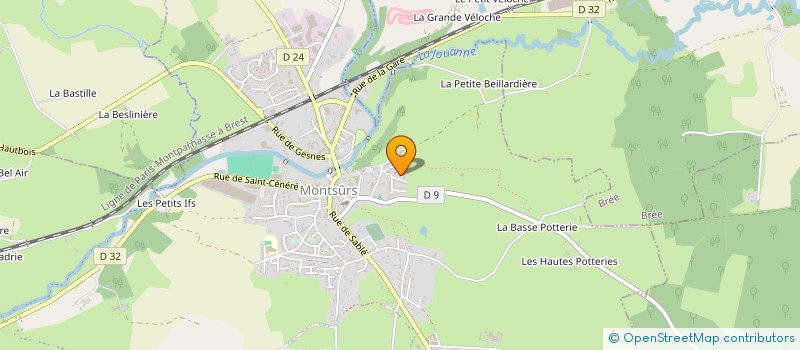 localisation de l'entreprise MADAME KSENIYA RUSANOVA  MONTSURS