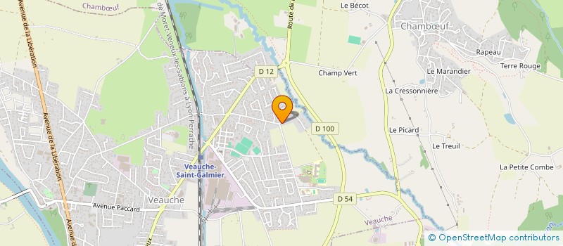 localisation de l'entreprise MADAME KUBRA EROGLU  VEAUCHE