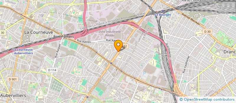 localisation de l'entreprise MADAME KULSOM AFFAN BINTEY ABDULLAH  LA COURNEUVE