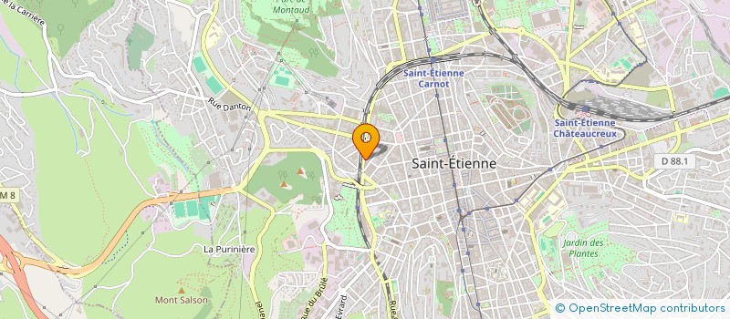 localisation de l'entreprise MADAME KUMBA MBALA  SAINT-ETIENNE