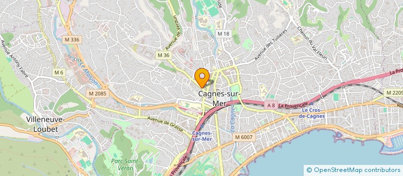 localisation de l'entreprise MADAME KUMIKO FUJITA à CAGNES-SUR-MER