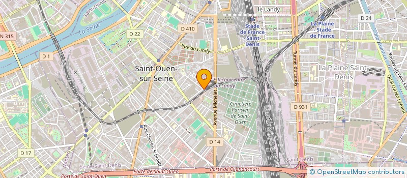 localisation de l'entreprise MADAME KUMIKO NAKAYAMA à SAINT-OUEN-SUR-SEINE