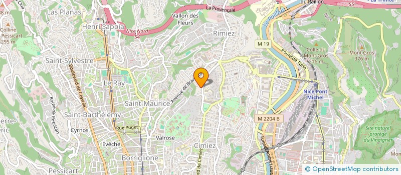 localisation de l'entreprise MADAME KUMIKO NISHIURA  NICE