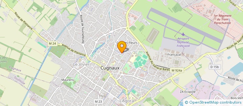 localisation de l'entreprise MADAME KUNTHEA SOK à CUGNAUX