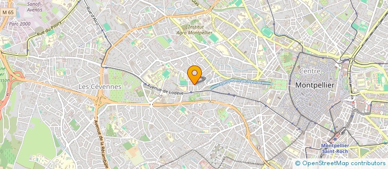 localisation de l'entreprise MADAME KWAMIN DION à MONTPELLIER