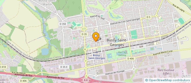 localisation de l'entreprise MADAME KWANG KIM à BUSSY-SAINT-GEORGES