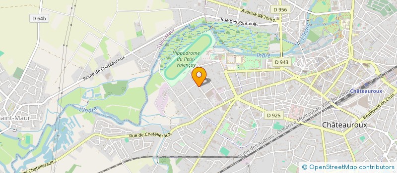 localisation de l'entreprise MADAME KYLIE DELATTRE à CHATEAUROUX