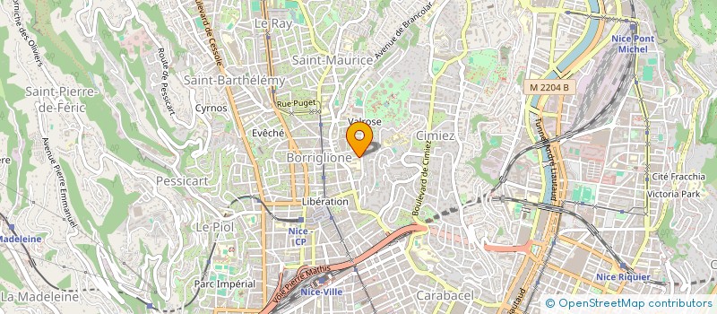 localisation de l'entreprise MADAME KYOKO KAMEYAMA à NICE