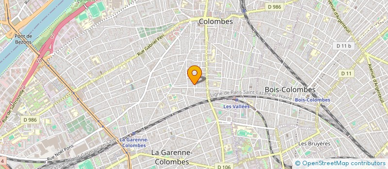 localisation de l'entreprise MADAME KYRA BRENZINGER à COLOMBES