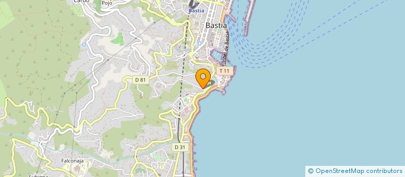 localisation de l'entreprise MADAME L CESARINI à BASTIA