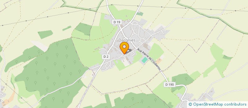 localisation de l'entreprise MADAME L CORDIER à DARGNIES