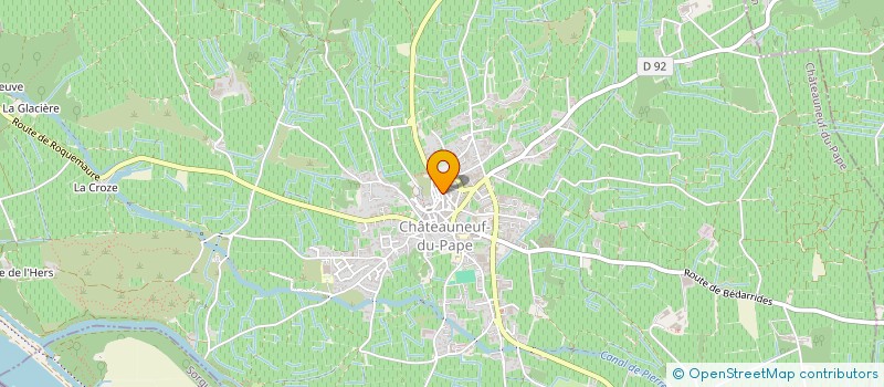 localisation de l'entreprise MADAME L LADOUZE à CHATEAUNEUF-DU-PAPE